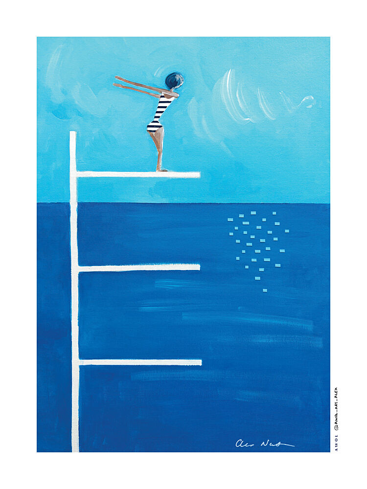 Ready to Dive art print by Alex Nereuta for $57.95 CAD