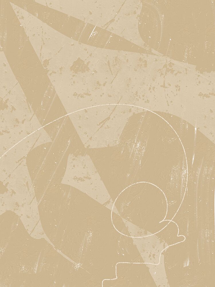 Neutral Abstract Swirls art print by Yuli Saputra for $57.95 CAD