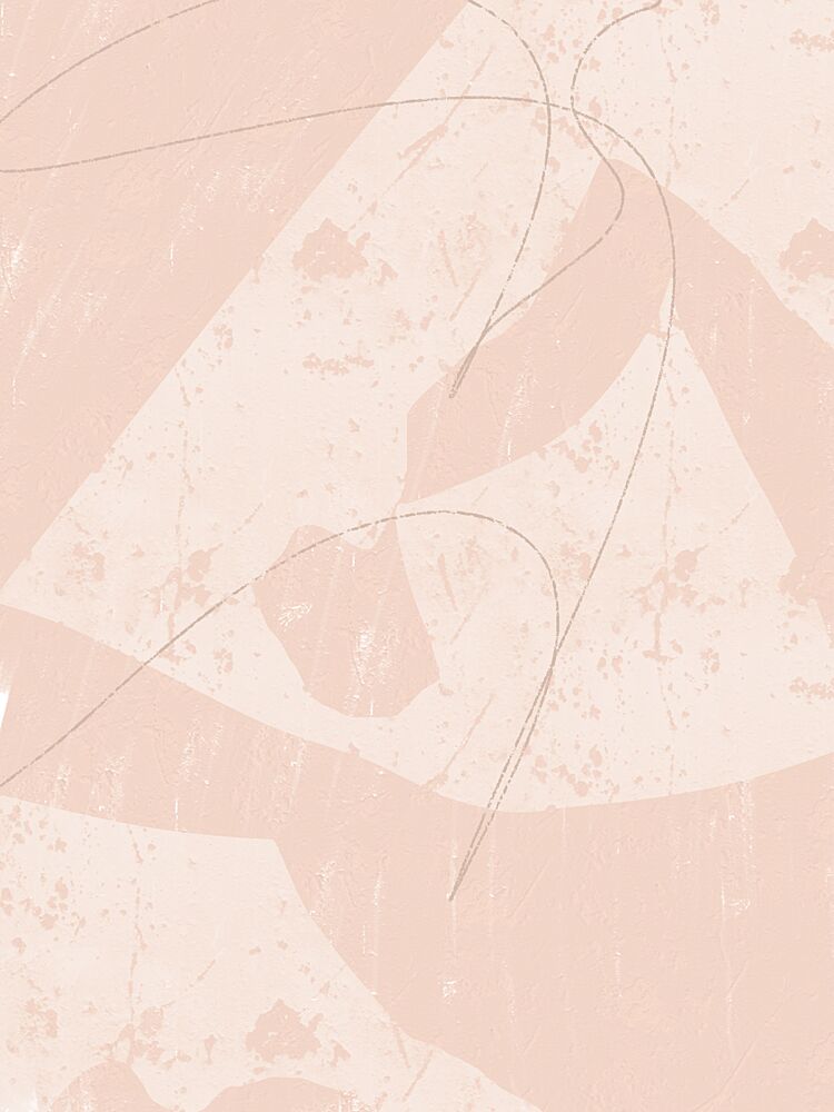 Blush Pink Minimalist Flow art print by Yuli Saputra for $57.95 CAD