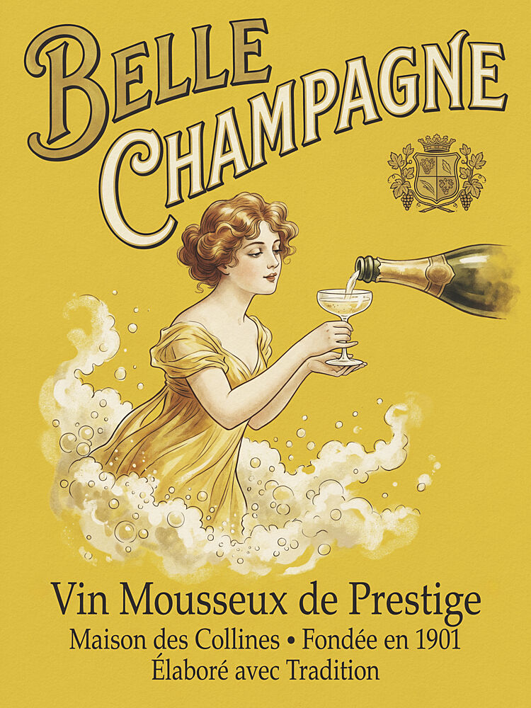 Elegant Champagne Pour art print by Andreas Magnusson for $57.95 CAD