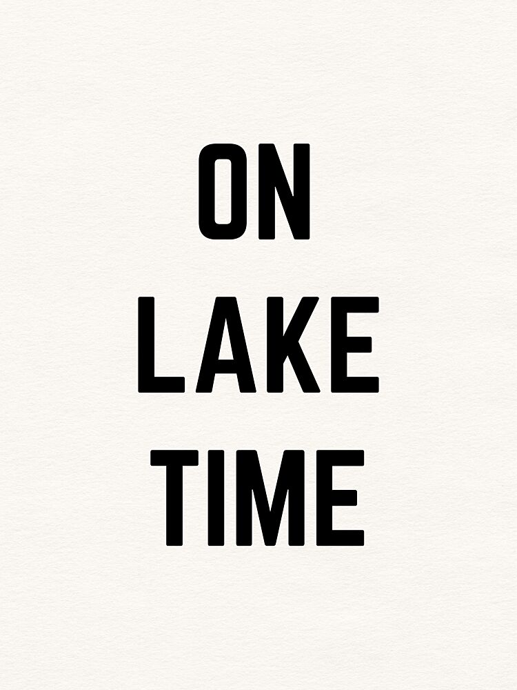 On Lake Time art print by Wild Violets for $57.95 CAD