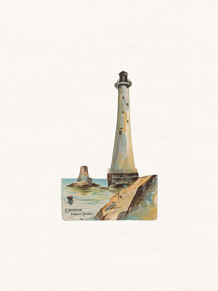 Coastal Lighthouse View art print by Wild Violets for $57.95 CAD