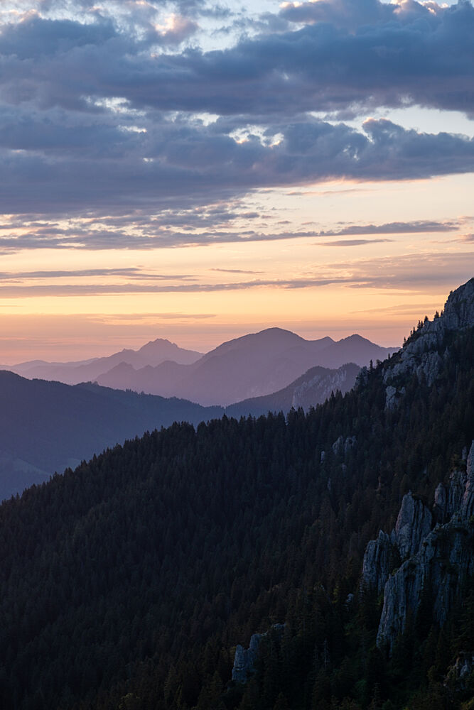 Layered Mountain Sunset art print by Mareike Bohmer for $57.95 CAD