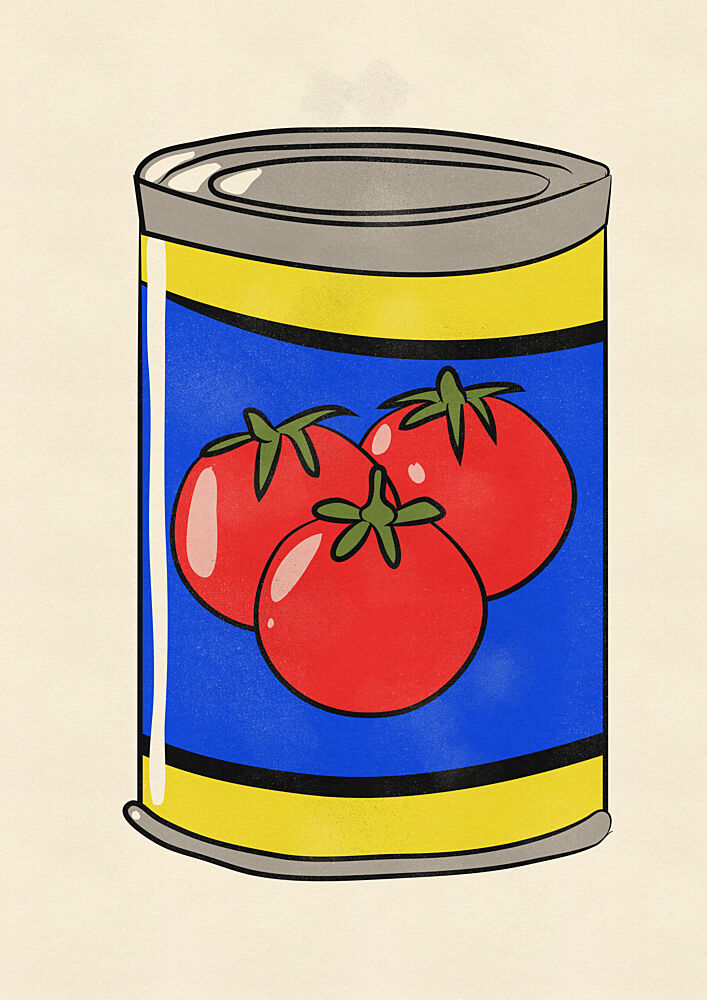 Classic Tomato Can art print by Nicholas for $57.95 CAD