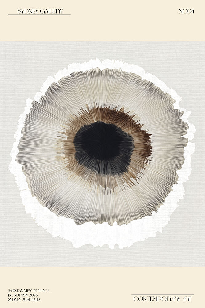 Abstract Radial Eye art print by Treechild for $57.95 CAD