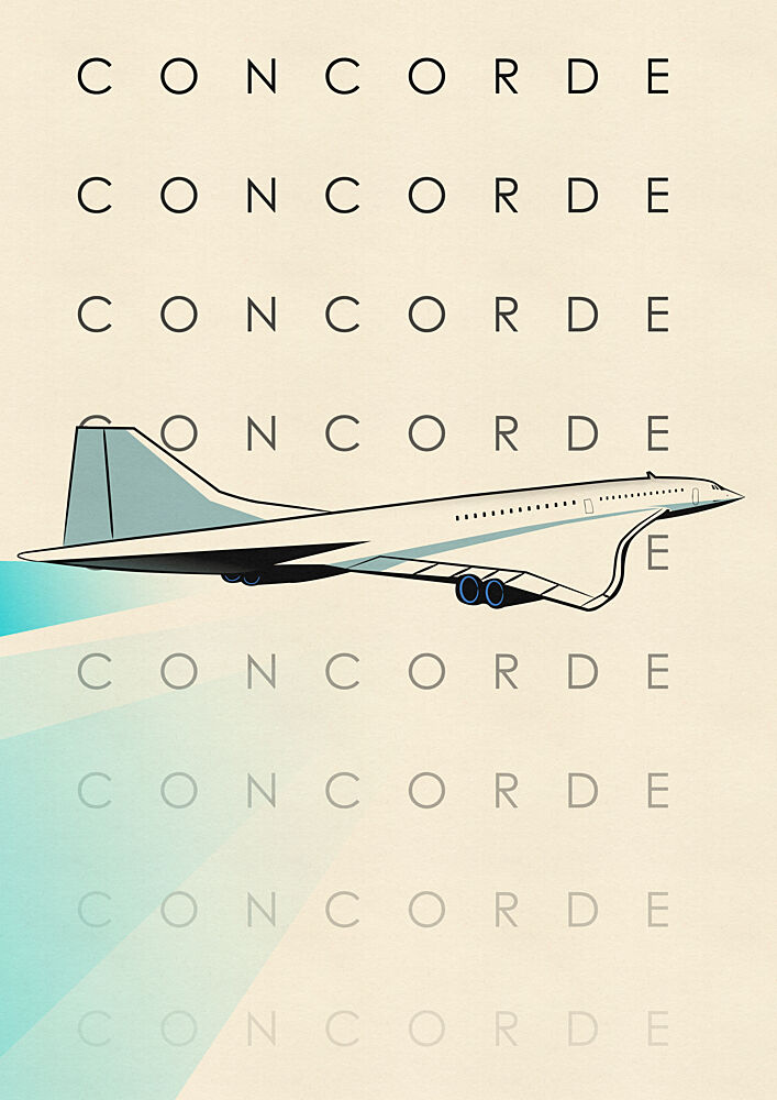 Supersonic Concorde Flight art print by Nicholas for $57.95 CAD