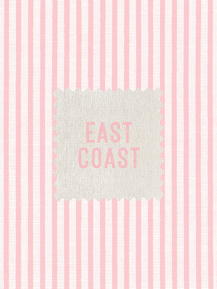 East Coast Pink Stripes art print by Jolly and Dash for $57.95 CAD