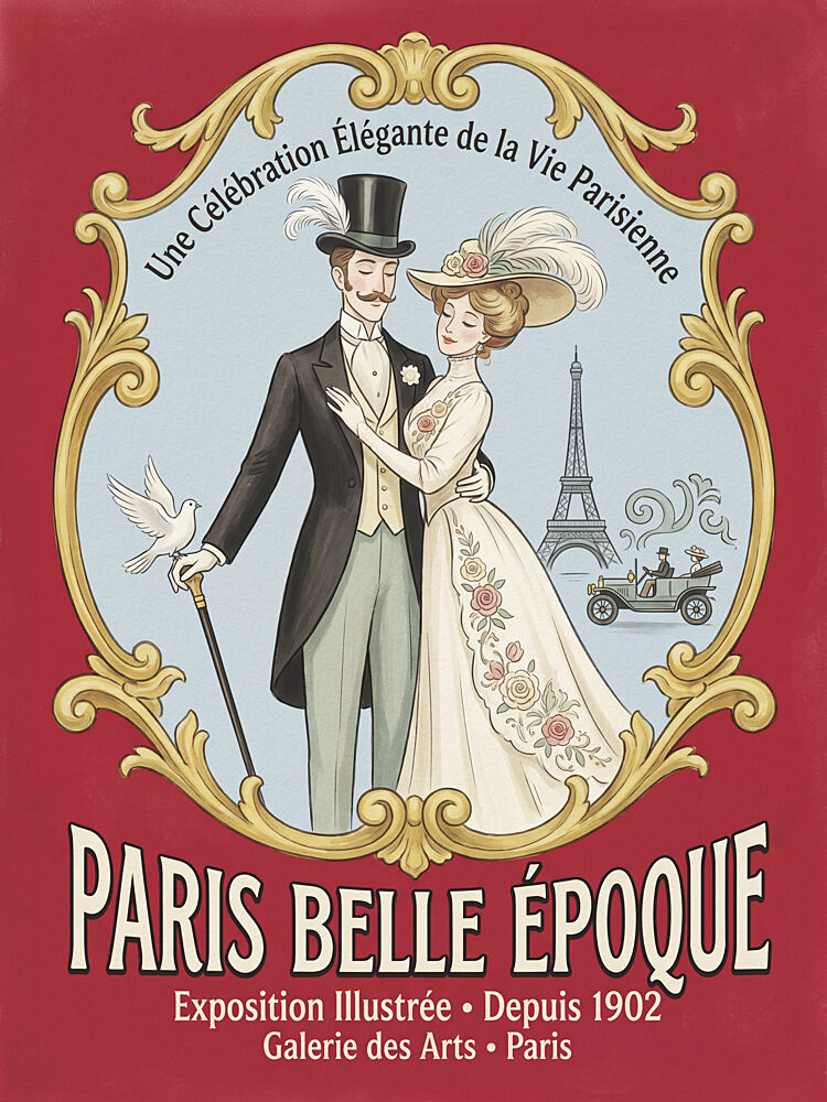 Paris Belle Epoque art print by Andreas Magnusson for $57.95 CAD