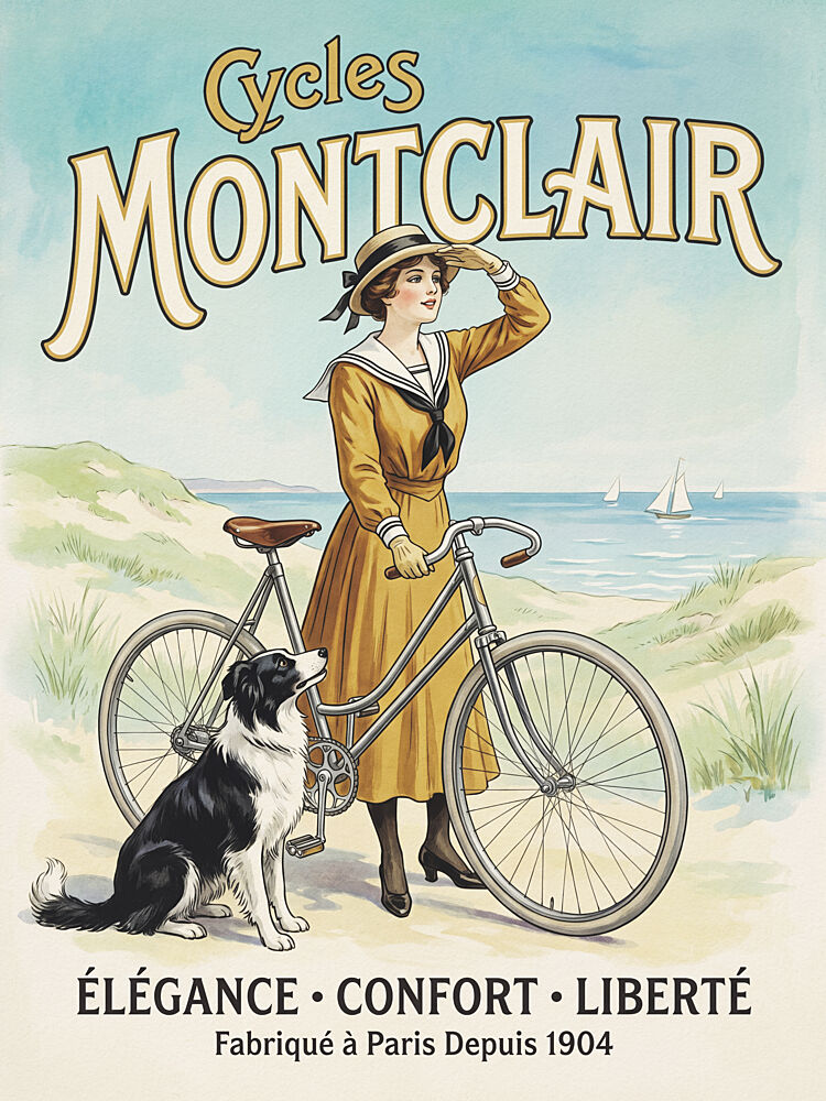 Elegant Woman Beach Ride art print by Andreas Magnusson for $57.95 CAD