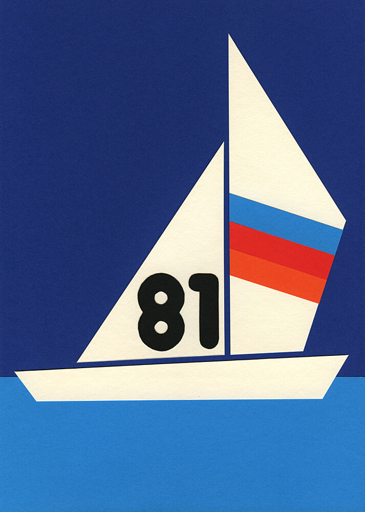 Blue Water Sailing 81 art print by Rosi Feist for $57.95 CAD