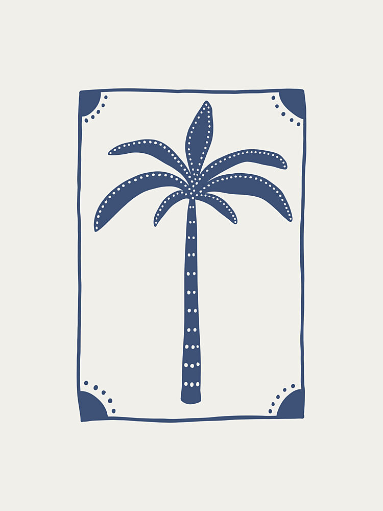 Bohemian Palm Tree art print by Alexandra Weise for $57.95 CAD