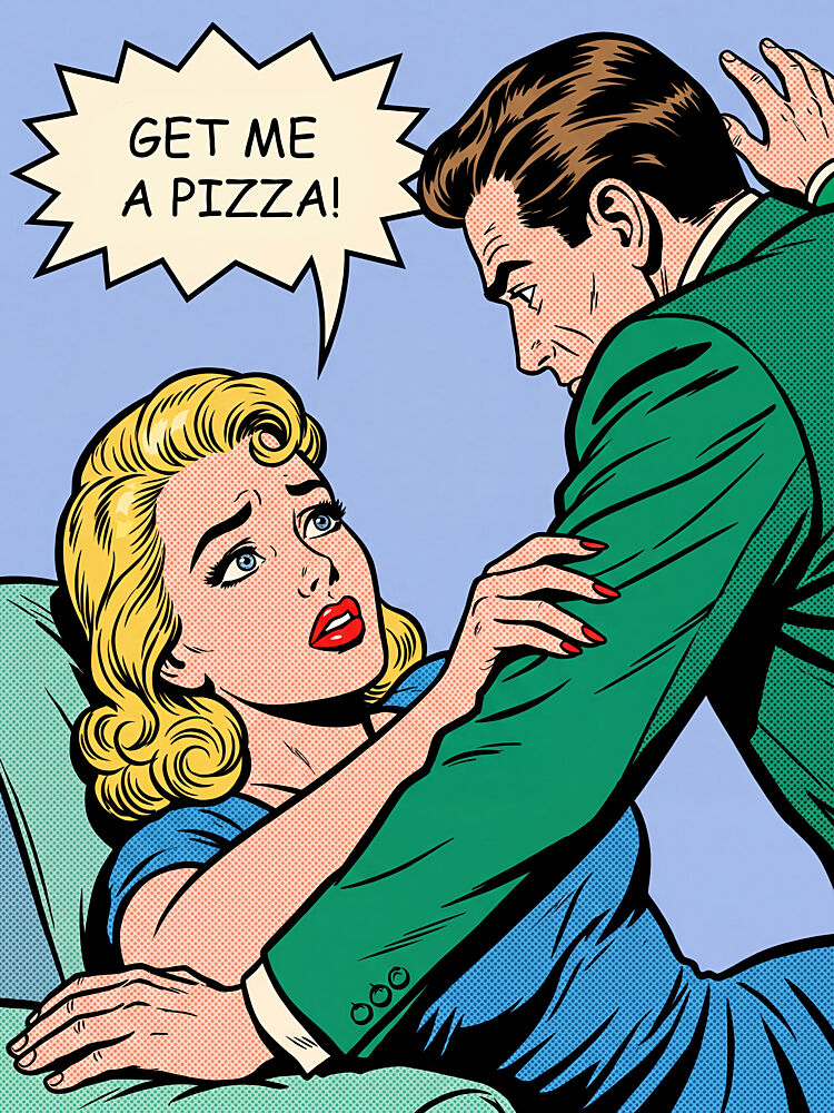 Pop Art Pizza Demand art print by Andreas Magnusson for $57.95 CAD