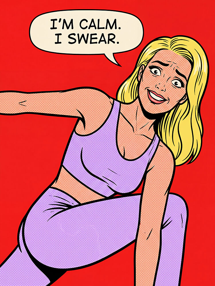Calm Workout Pop Art art print by Andreas Magnusson for $57.95 CAD