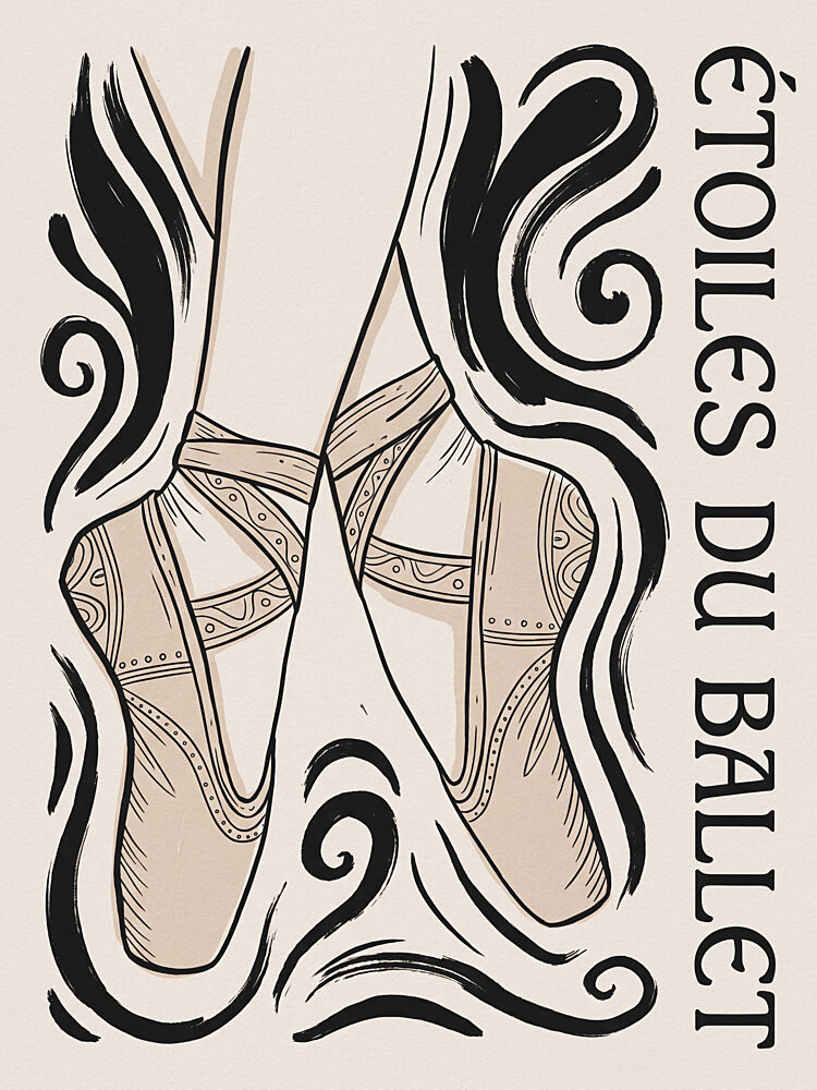 Ballet Shoes En Pointe art print by Andreas Magnusson for $57.95 CAD