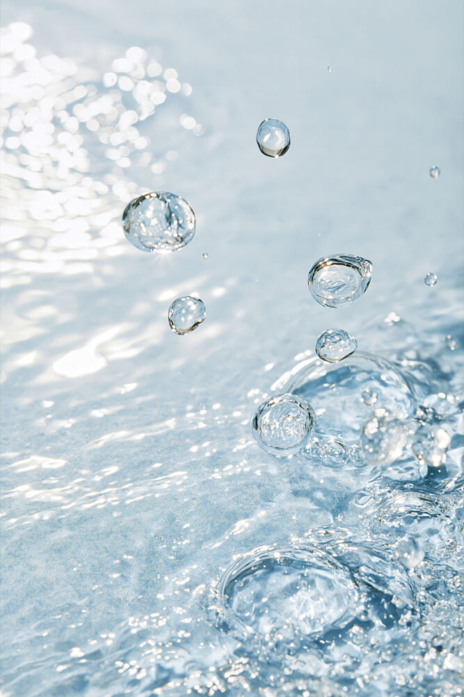 Sparkling Water Bubbles art print by Treechild for $57.95 CAD