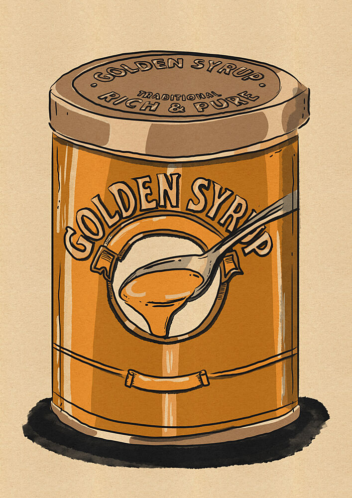 Vintage Golden Syrup Jar art print by Nicholas for $57.95 CAD
