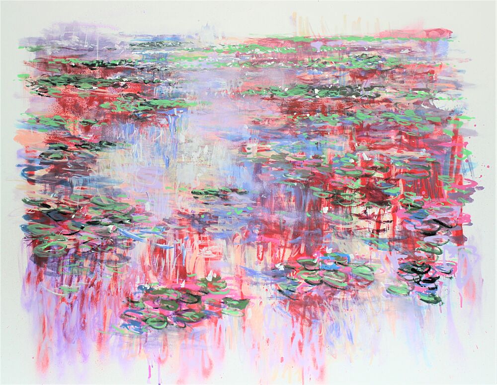 Vibrant Lily Reflections art print by Wayne Sleeth for $57.95 CAD