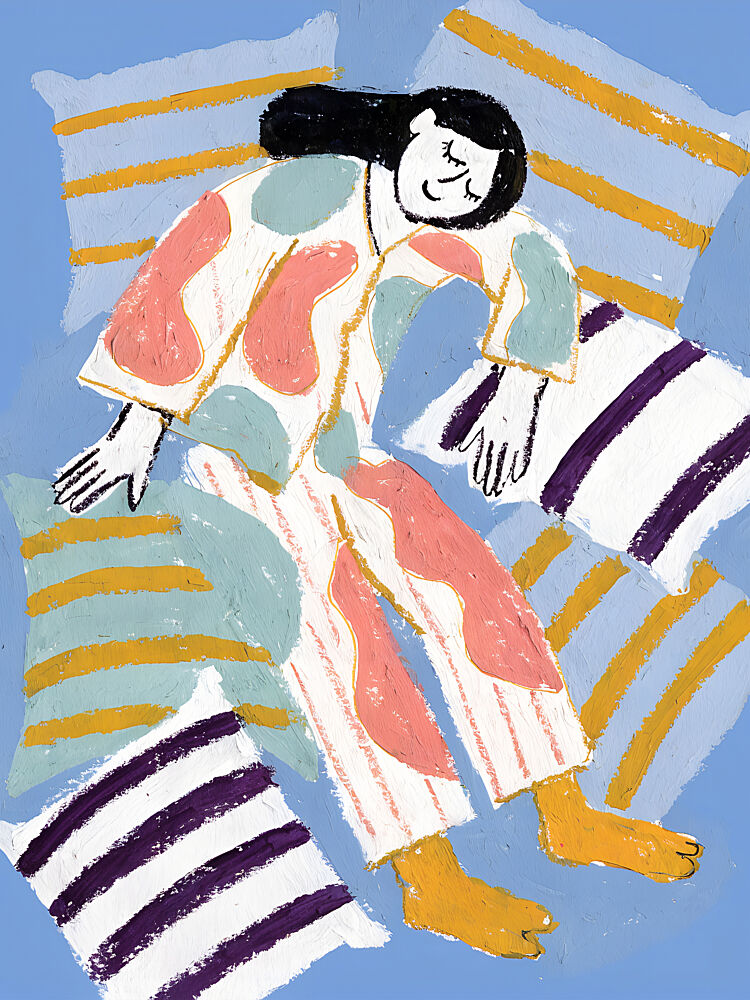 Peaceful Sleep Dreamer art print by Miguel Bruzual for $57.95 CAD
