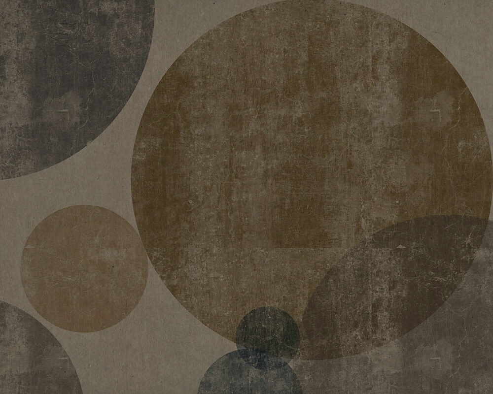 Muted Geometric Circles art print by Josie George for $57.95 CAD