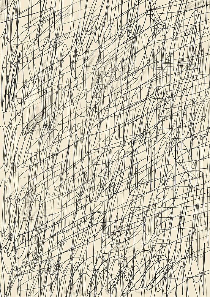 Dynamic Scribbled Pattern art print by Nicholas for $57.95 CAD