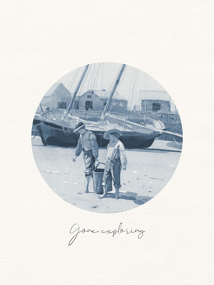 Gone Exploring art print by Wild Violets for $57.95 CAD