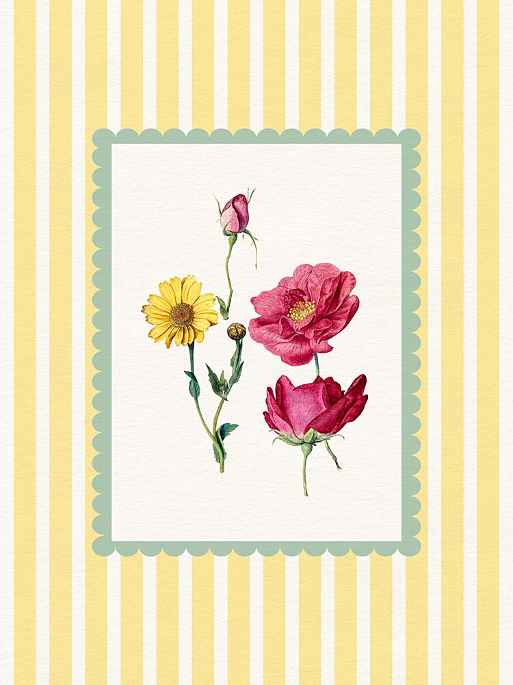 Blooming Vintage Flowers art print by Wild Violets for $57.95 CAD