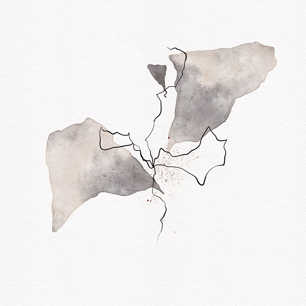 Organic Abstract Flow art print by Ankie Kooi for $57.95 CAD