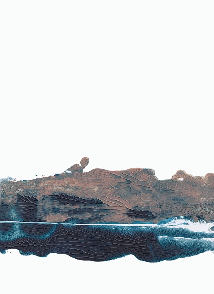 Serene Abstract Horizon art print by Maira Ribena for $57.95 CAD