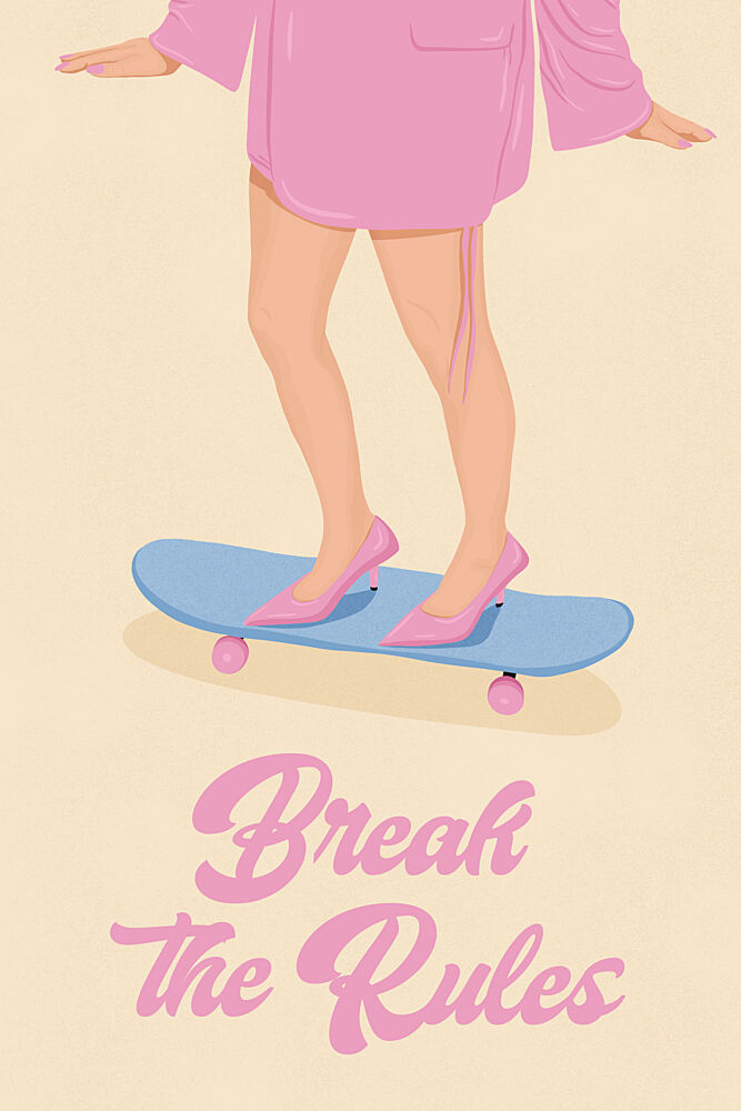 Break the Rules art print by Lisa Solomoniuk for $57.95 CAD