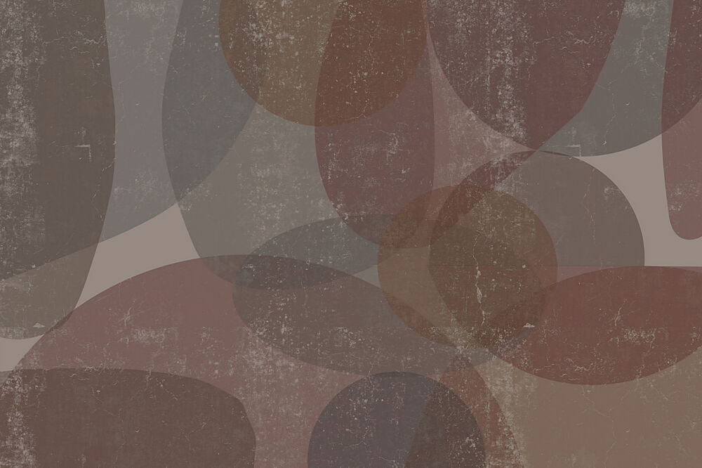 Earthy Overlapping Shapes art print by Josie George for $57.95 CAD