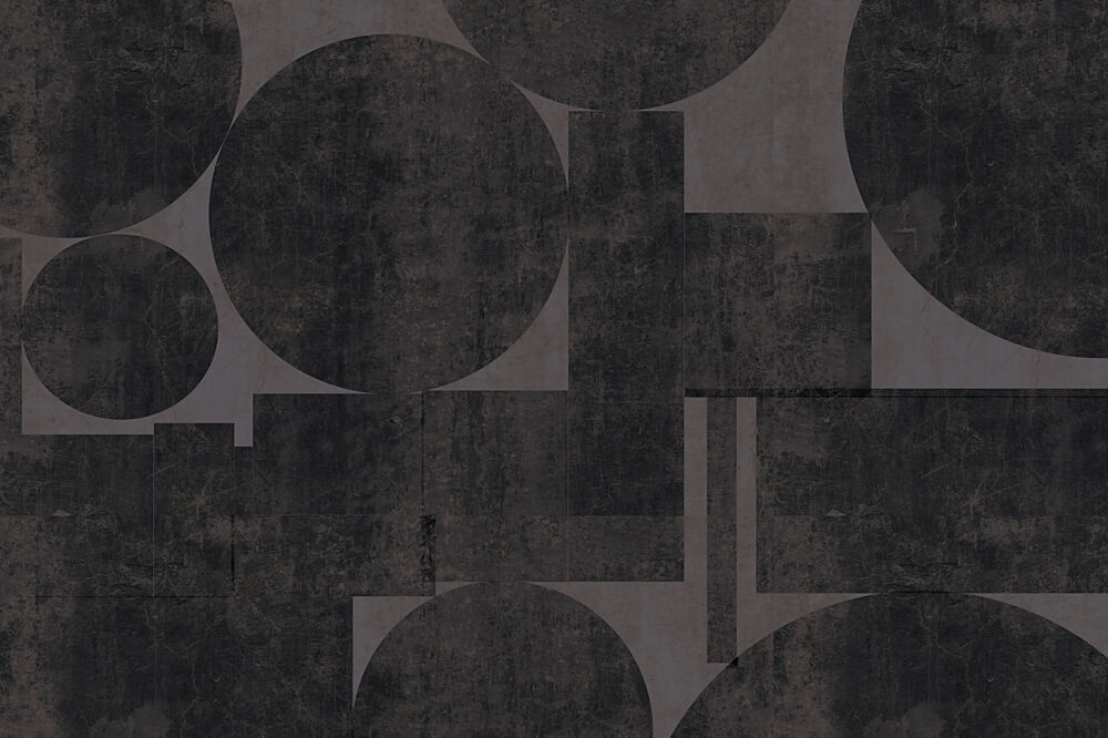 Dark Geometric Abstract art print by Josie George for $57.95 CAD