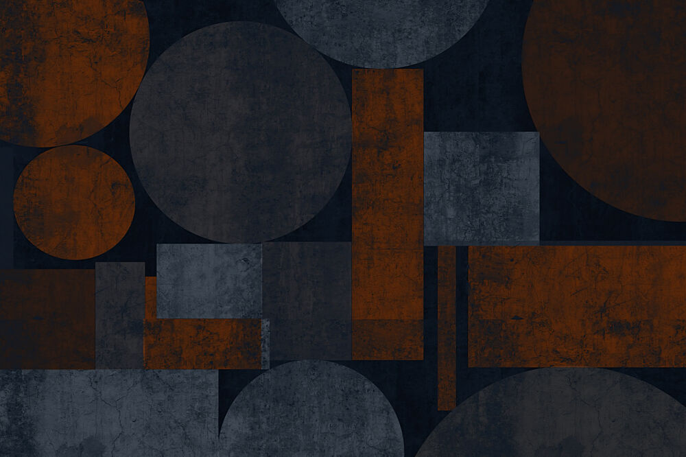 Rustic Geometric Abstraction art print by Josie George for $57.95 CAD