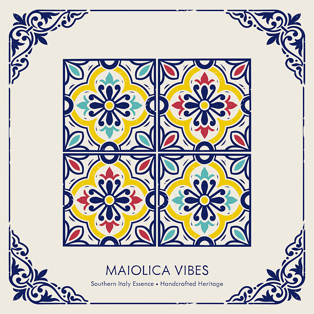 Maiolica Tile Patterns art print by Claudia Spano for $57.95 CAD