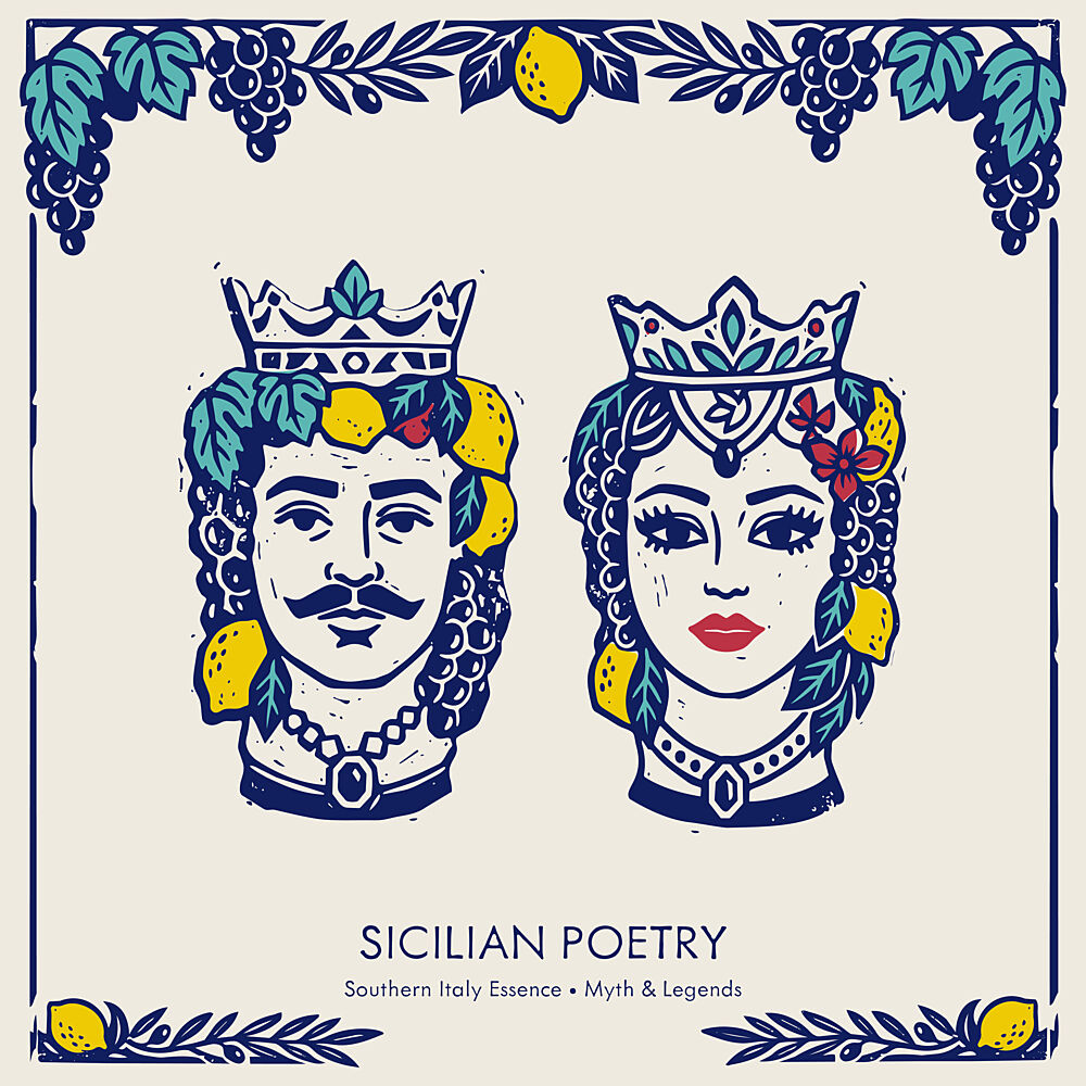 Sicilian King and Queen art print by Claudia Spano for $57.95 CAD