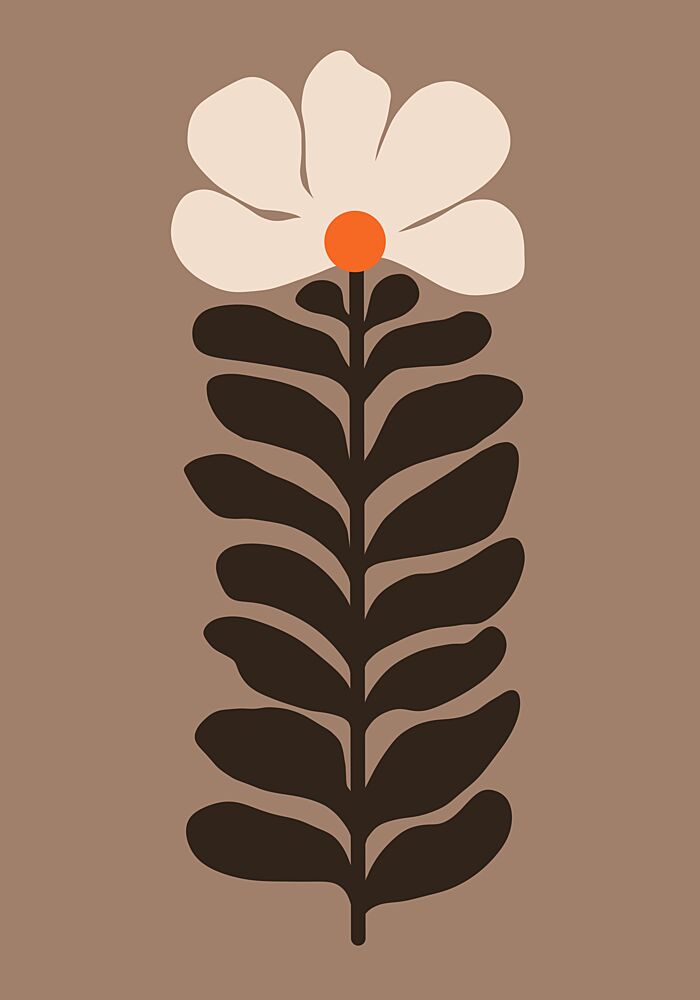 Minimalist Botanical Bloom art print by Kristian Gallagher for $57.95 CAD