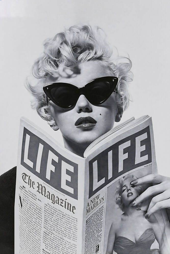 Chic Blonde Magazine Moment art print by Dikhotomy for $57.95 CAD