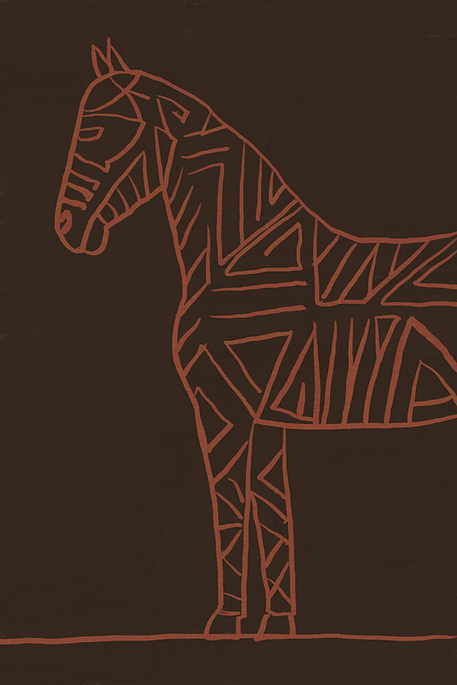 Horse Line Art art print by The Art Concept for $57.95 CAD