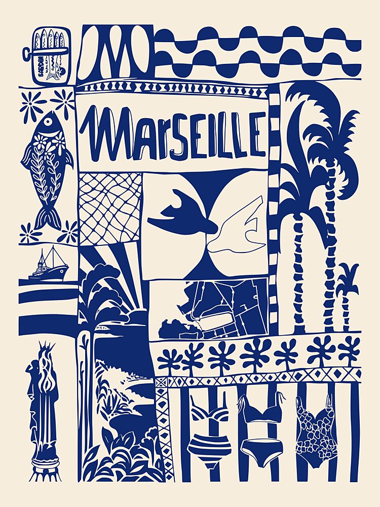 Marseille Summer Dreaming art print by Annick for $57.95 CAD