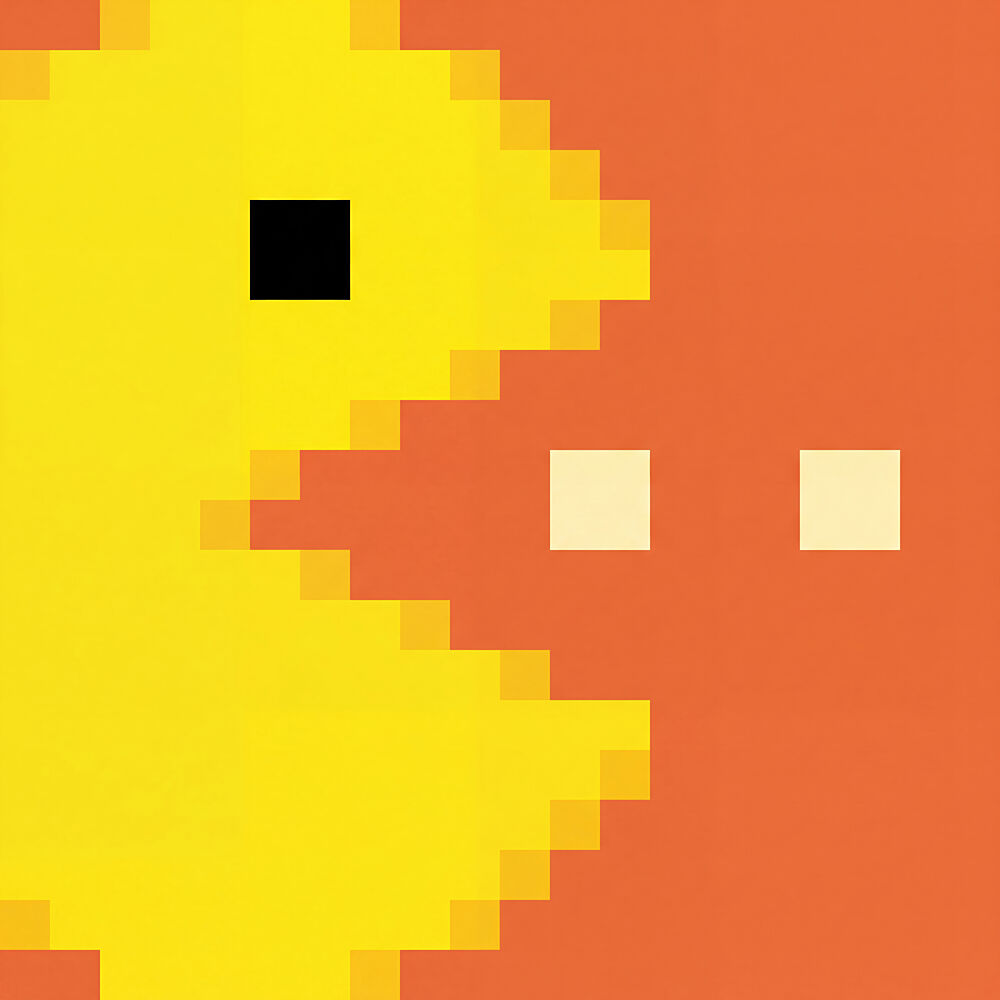 Classic Pixel Chomper art print by Andreas Magnusson for $57.95 CAD