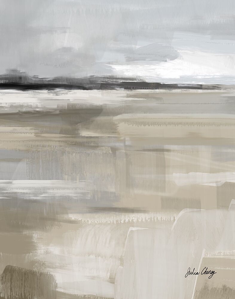 Neutral Abstract Landscape art print by Julia Cheney for $57.95 CAD