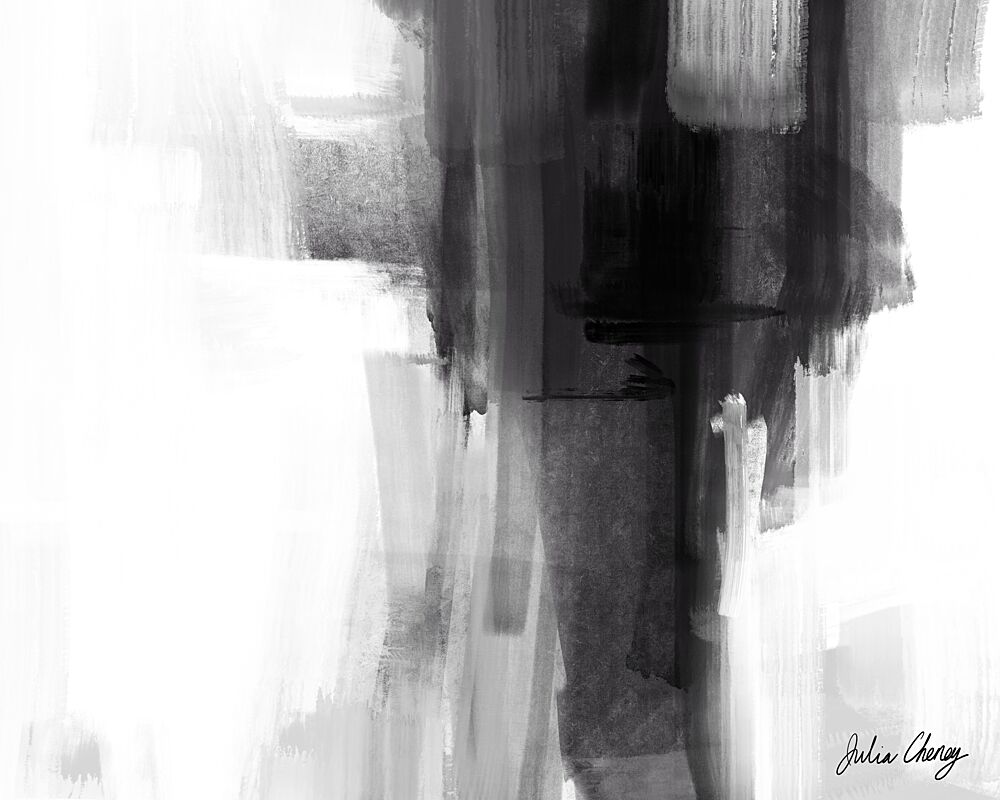 Modern Abstract Contrast art print by Julia Cheney for $57.95 CAD