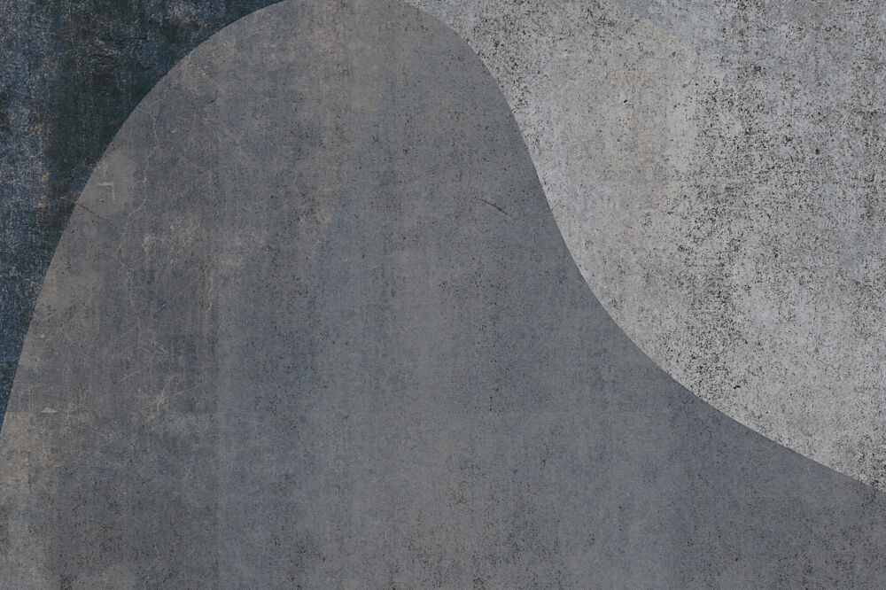 Curved Grey Abstract art print by Josie George for $57.95 CAD