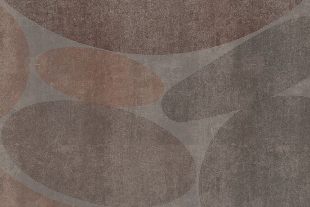 Earthy Abstract Ovals art print by Josie George for $57.95 CAD