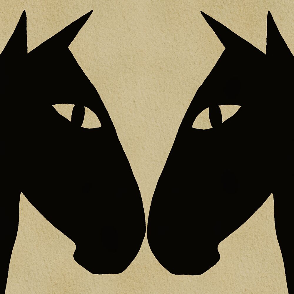 Black Horse Connection art print by Sharyn Bursic for $57.95 CAD