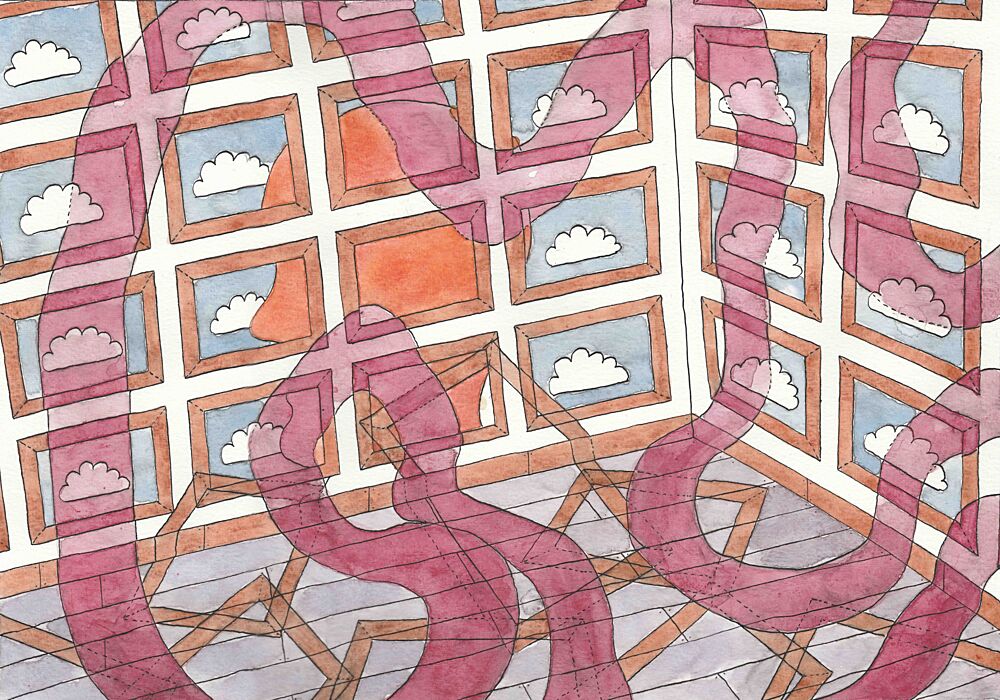 Surreal Cloud Room art print by Sandro Cocco for $57.95 CAD