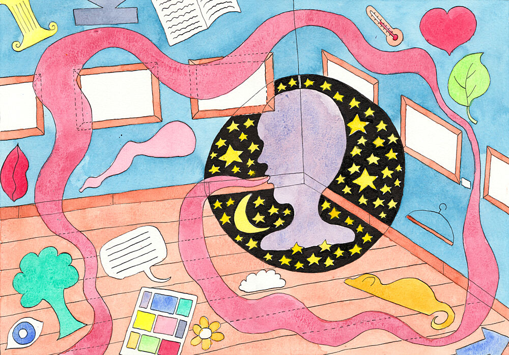 Starry Dream Mind art print by Sandro Cocco for $57.95 CAD