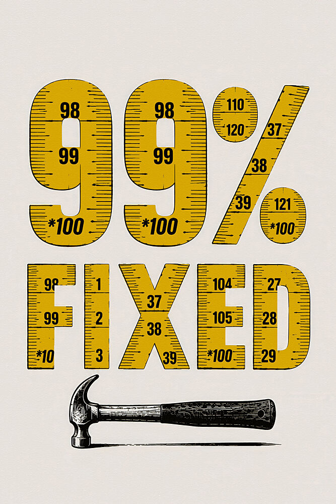 99 Percent Fixed art print by Treechild for $57.95 CAD