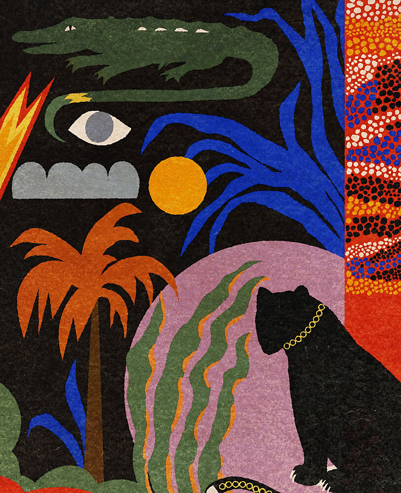 Black Panther Jungle Dream art print by Josie George for $57.95 CAD