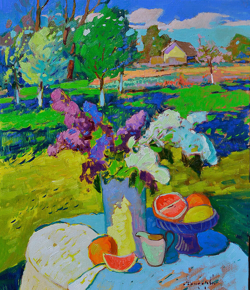 Spring Garden Still Life art print by Alexander Shandor for $57.95 CAD