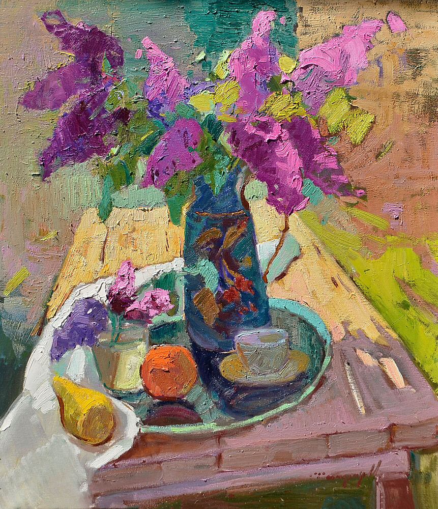 Vibrant Lilac Breakfast art print by Alexander Shandor for $57.95 CAD